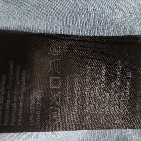 Divided jean shirt. (#0911) - Picture 6 of 6